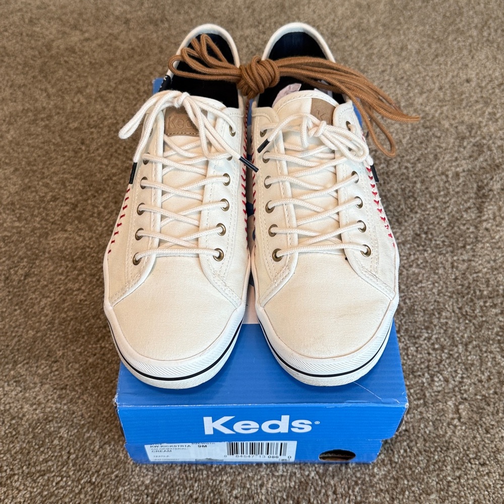 Keds Off-White Casual Baseball Sneaker